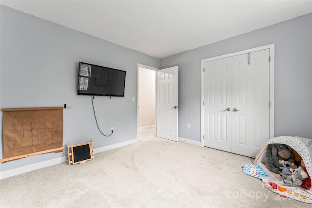 6432 Morningsong Ln, Charlotte, NC 28269 - unfurnished bedroom with baseboards, carpet, and a closet