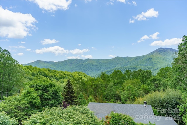 90 Eagles Nest Ln, Maggie Valley, NC 28751 - view of mountain backdrop featuring a forest