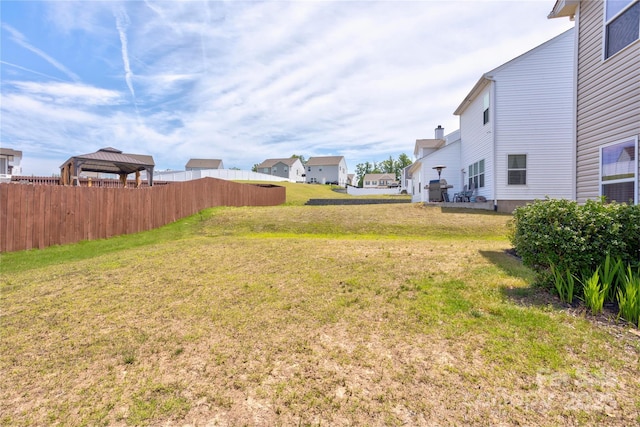 1077 River Haven Ave SW, Concord, NC 28025 - view of yard with a gazebo and a residential view