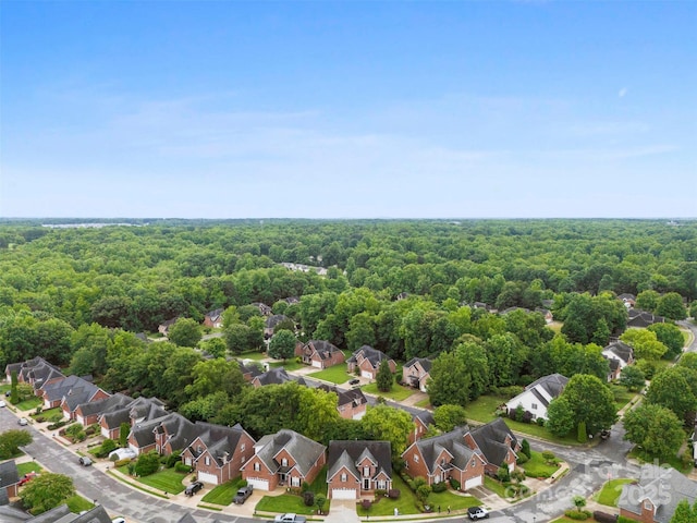 2563 Firethorn Ct, Gastonia, NC 28056 - aerial perspective of suburban area with a heavily wooded area