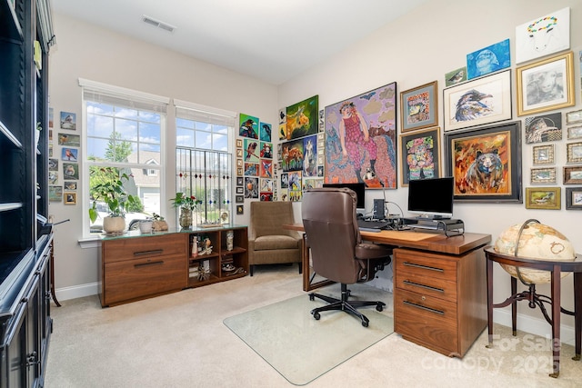 10016 St Kitts Landing Ln, Charlotte, NC 28278 - office featuring baseboards and light carpet