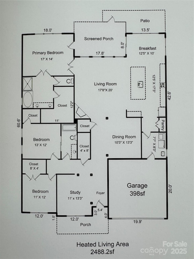 10016 St Kitts Landing Ln, Charlotte, NC 28278 - room layout
