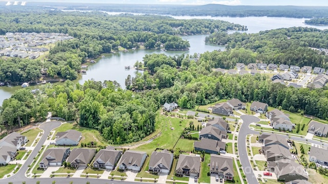 10016 St Kitts Landing Ln, Charlotte, NC 28278 - aerial view of property's location featuring nearby suburban area, a nearby body of water, and a forest