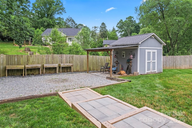 509 N Oak St, Lincolnton, NC 28092 - view of yard with a patio