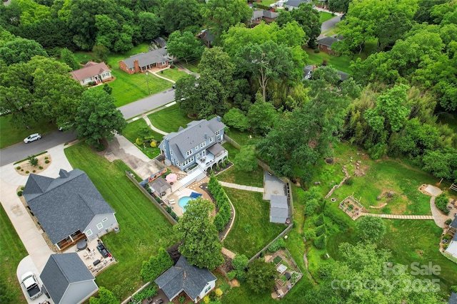 509 N Oak St, Lincolnton, NC 28092 - aerial overview of property's location with nearby suburban area