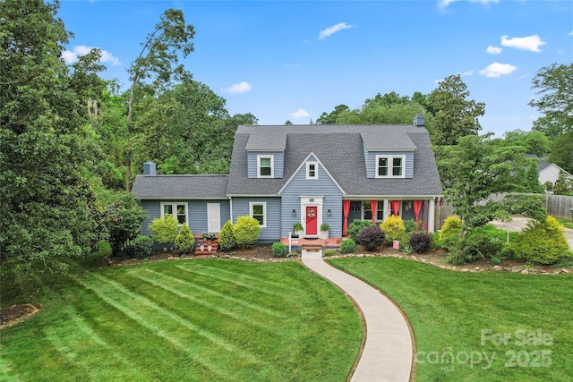 509 N Oak St, Lincolnton, NC 28092 - view of front of home featuring roof with shingles and a chimney