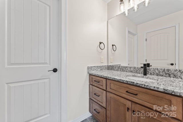 632 Skyland Dr N, Mount Pleasant, NC 28124 - bathroom featuring vanity and baseboards
