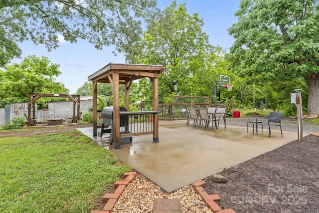 632 Skyland Dr N, Mount Pleasant, NC 28124 - view of property's community with a patio area and a gazebo