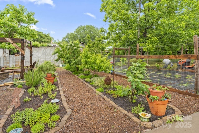 632 Skyland Dr N, Mount Pleasant, NC 28124 - fenced backyard with a garden