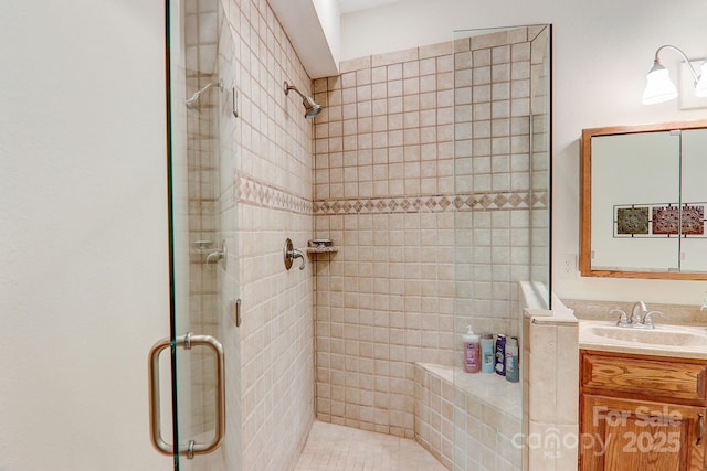 274 Slippery Rock Rd, Waynesville, NC 28785 - bathroom with a shower stall and vanity