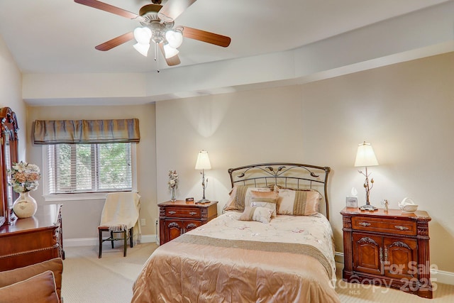 274 Slippery Rock Rd, Waynesville, NC 28785 - bedroom featuring carpet flooring, baseboards, and a ceiling fan