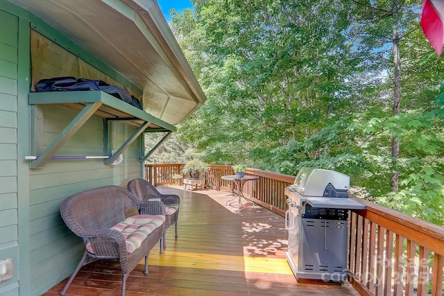 274 Slippery Rock Rd, Waynesville, NC 28785 - deck featuring a grill