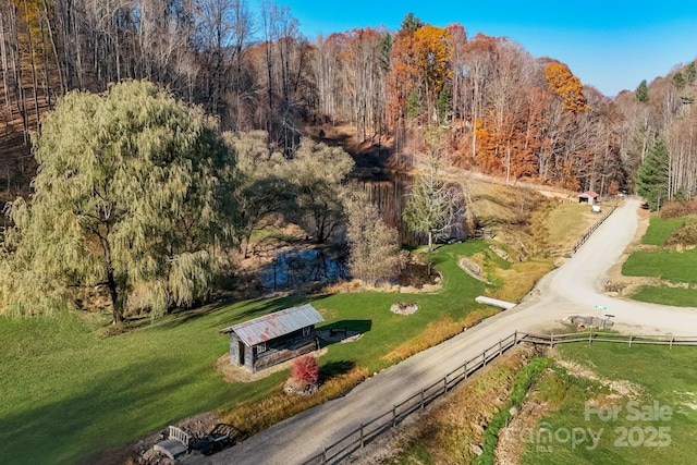274 Slippery Rock Rd, Waynesville, NC 28785 - drone / aerial view of a forest
