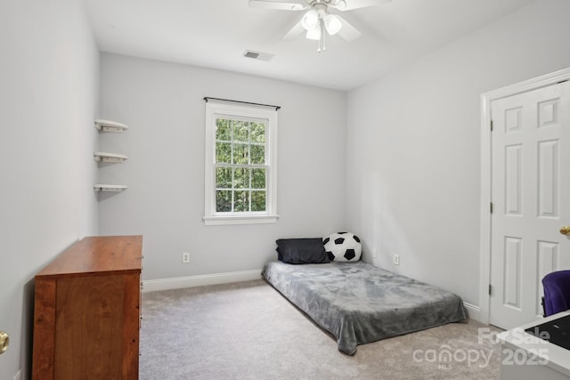134 Lake Spring Loop, Mooresville, NC 28117 - bedroom with carpet floors, baseboards, and ceiling fan