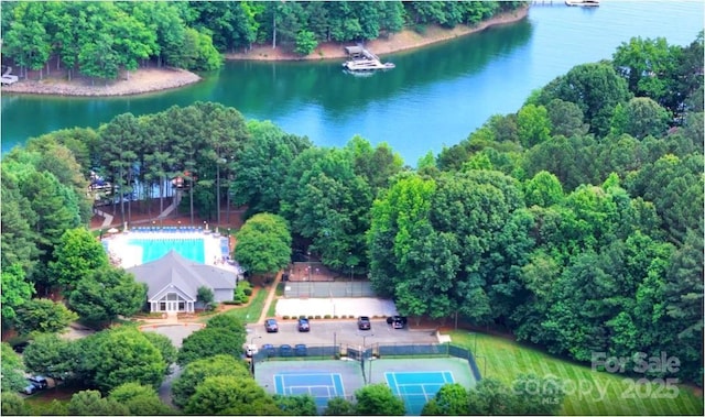 134 Lake Spring Loop, Mooresville, NC 28117 - view of property location featuring a large body of water and a pool