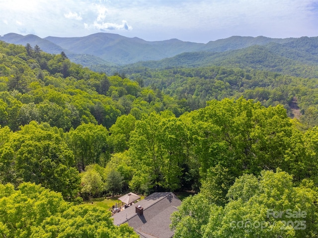 354 Ivy Ridge Cir, Sylva, NC 29779 - view of mountain background featuring a heavily wooded area