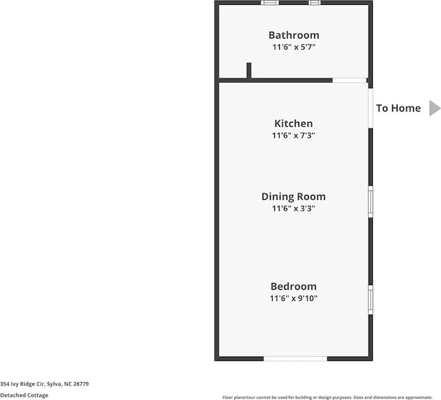 354 Ivy Ridge Cir, Sylva, NC 29779 - room layout