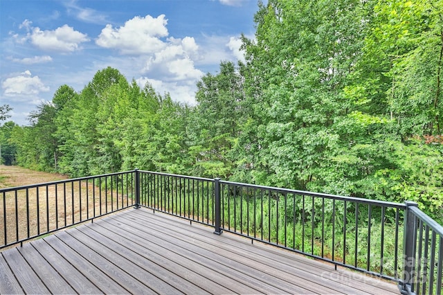 126 Meadow Glen Dr, Troutman, NC 28166 - view of wooden deck