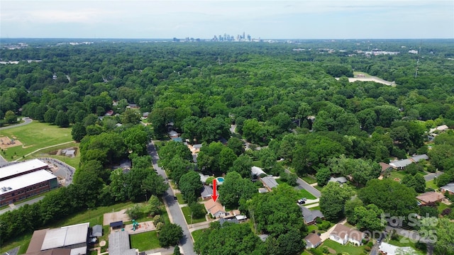 5929 Brookhaven Rd, Charlotte, NC 28210 - aerial view of a heavily wooded area