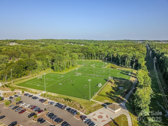 424 Cassia Ct, Fort Mill, SC 29708 - aerial view of a heavily wooded area