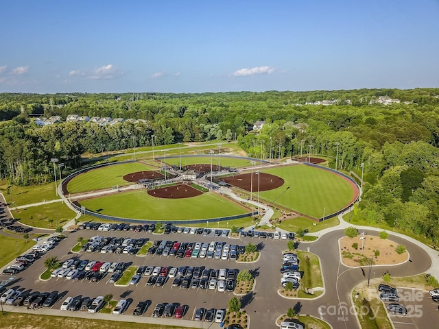 424 Cassia Ct, Fort Mill, SC 29708 - aerial overview of property's location with a forest