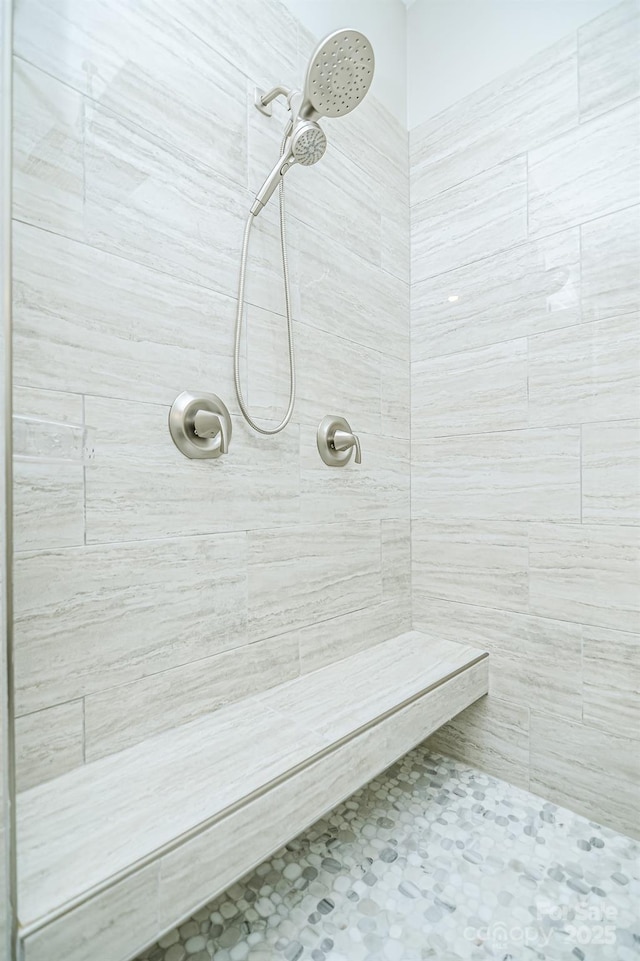 424 Cassia Ct, Fort Mill, SC 29708 - bathroom with tiled shower
