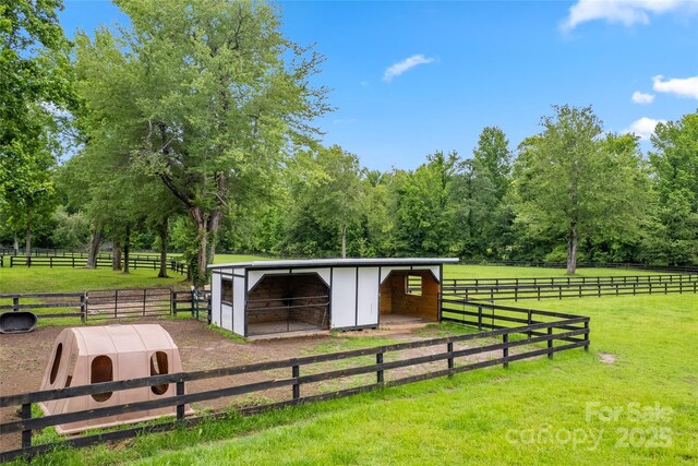 94 Jamestown Ln, Columbus, NC 28722 - horse barn with a view of countryside