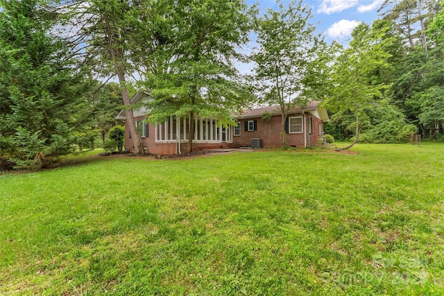 121 33rd Ave NE, Hickory, NC 28601 - view of green lawn with central air condition unit