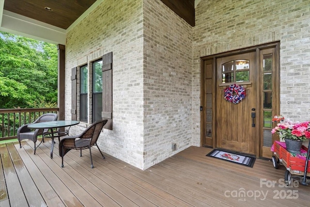 867 Bellegray Rd, Clover, SC 29710 - entrance to property featuring brick siding and a porch