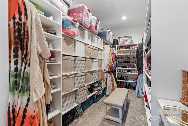 867 Bellegray Rd, Clover, SC 29710 - spacious closet with carpet