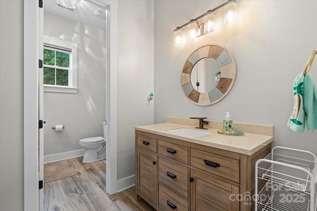 867 Bellegray Rd, Clover, SC 29710 - bathroom featuring wood finished floors and vanity