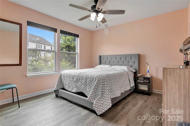 1017 Quail Run Ct, Indian Land, SC 29707 - bedroom featuring wood finished floors, baseboards, and ceiling fan