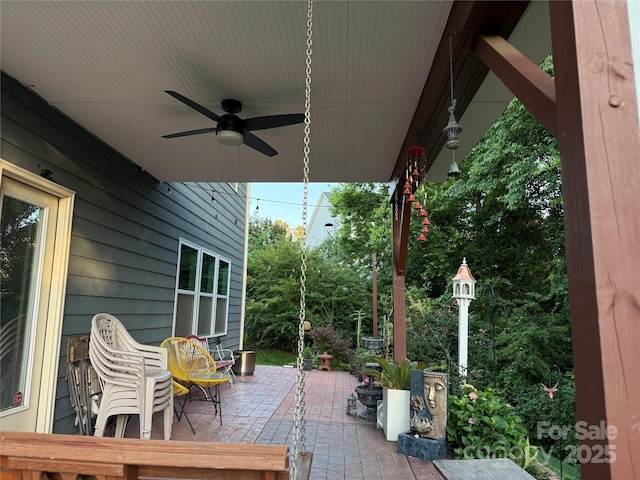 1017 Quail Run Ct, Indian Land, SC 29707 - deck with ceiling fan and a patio