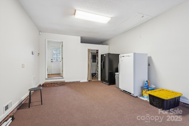 4527 Marshall Ct, Monroe, NC 28110 - misc room with attic access, carpet floors, and baseboards