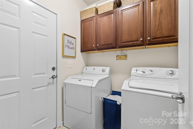 163 Carmen Way, Lancaster, SC 29720 - laundry area featuring cabinet space and washer and dryer