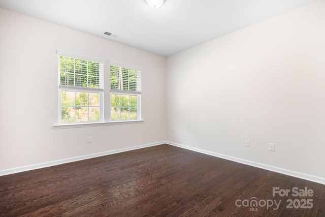 14611 Murfield Ct, Charlotte, NC 28278 - empty room featuring dark wood finished floors and baseboards