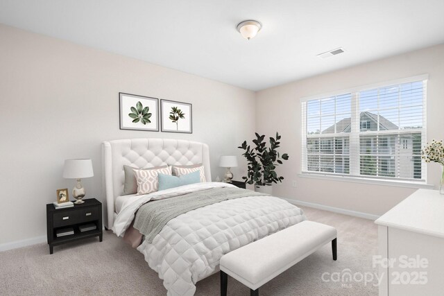 14611 Murfield Ct, Charlotte, NC 28278 - bedroom with light carpet and baseboards