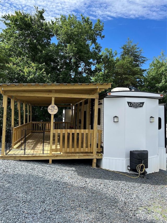 152 Eagle Dr Unit 27B, New London, NC 28127 - exterior space featuring a deck
