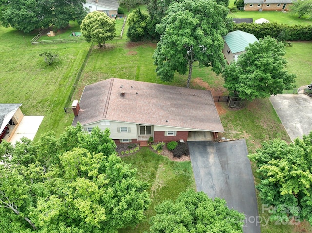 318 Confederate Dr SW, Concord, NC 28027 - view from above of property