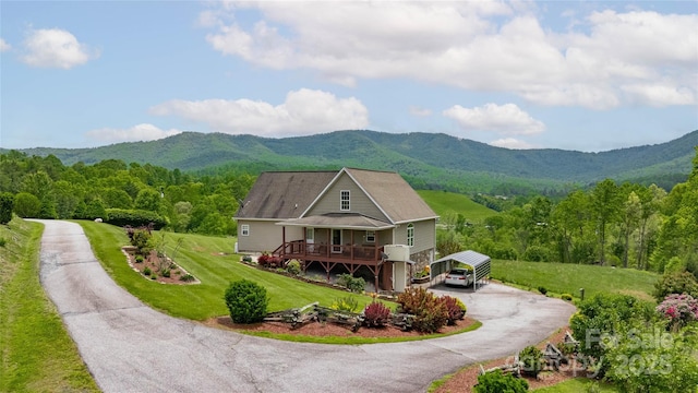 3690 Penland Rd, Spruce Pine, NC 28777 - view of mountain background featuring a forest