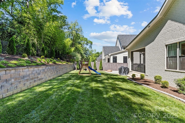 6013 Camile Ct, Charlotte, NC 28226 - view of yard featuring a playground