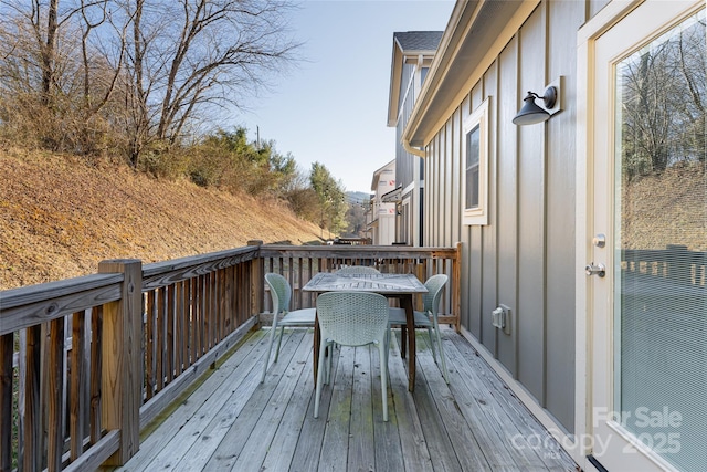 82 Wheeler Rd, Weaverville, NC 28787 - view of wooden terrace