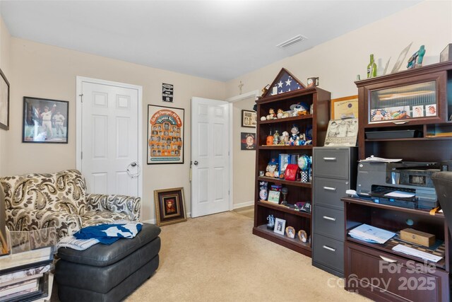 6010 Hawk View Rd, Waxhaw, NC 28173 - sitting room featuring light colored carpet and baseboards