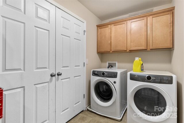 6010 Hawk View Rd, Waxhaw, NC 28173 - washroom featuring washer and clothes dryer and cabinet space