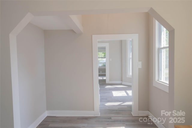 112 Hampton St, Chester, SC 29706 - corridor featuring wood finished floors and baseboards