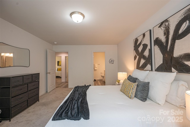3403 Keith Dr, Charlotte, NC 28269 - bedroom featuring light colored carpet and connected bathroom