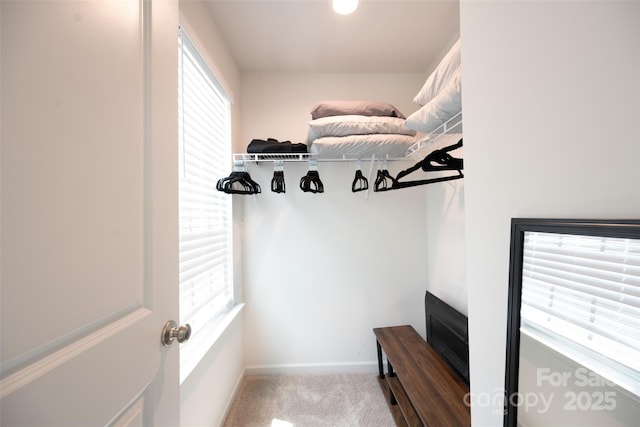 3403 Keith Dr, Charlotte, NC 28269 - spacious closet featuring carpet floors