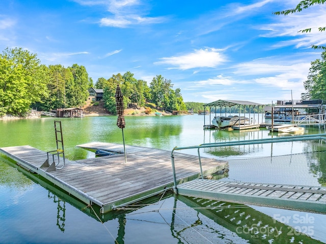 333 Lentz Landing Ln, Nebo, NC 28761 - dock featuring a water view