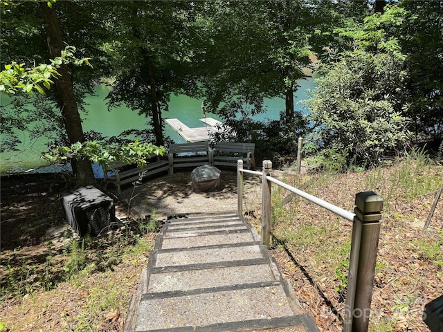 333 Lentz Landing Ln, Nebo, NC 28761 - view of yard with a water view