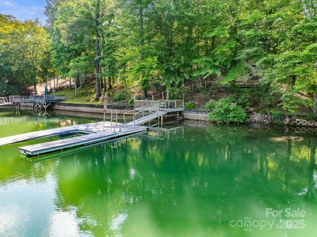 333 Lentz Landing Ln, Nebo, NC 28761 - dock area with a water view